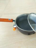 야외 캠핑 특수 냄비, 벌집 모양 노스틱 냄비 316 스테인레스 스틸 - 이미지 5