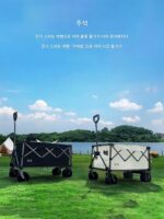 ALVU 전기 캠핑카 모바일 캐노피 야외 캠핑 스마트 전기 파워 카트 후면 오픈 리클라이닝 피크닉 카트