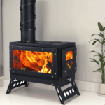 벽난로 실제 불 장작 연소 난방 스토브 소형 조리 오븐 가정 야외 농촌 실내 스토브 - 이미지 4