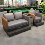 당구장 소파 관람의자 당구장 소파 의자 당구장 스페셜 소파 커피테이블 게임 관람의자