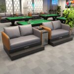 당구장 소파 관람의자 당구장 소파 의자 당구장 스페셜 소파 커피테이블 게임 관람의자 - 이미지 2