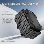 45L 다기능 장갑 알루미늄 합금 테일 박스 오토바이 테일 박스 스쿠터 BMW 야마하 카와사키 트렁크 - 이미지 2