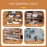 아크릴 파티션 랙 보드 지지대 주방 기숙사 풀아웃 신발장 계층형 수납 공간 활용 유물 - 이미지 4