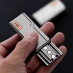 매형 DJG 스마트 튜닝포크 초박 2층 자석 푸시카드 티타늄 합금 Q-bomb 팝 코인 감압 유물 장난감