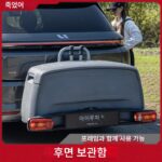 유럽식 접이식 후방 견인 자전거 랙 유럽식 트레일러 후크 차량 장착 자전거 랙, 가벼운 보관 상자 포함