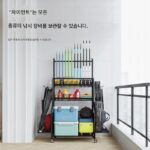 새로운 다기능 낚시 장비 디스플레이 랙 낚싯대 낚시 장비 보관 랙 이동식 낚시 상자 낚시 의자 보관 랙 - 이미지 3