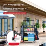 새로운 다기능 낚시 장비 디스플레이 랙 낚싯대 낚시 장비 보관 랙 이동식 낚시 상자 낚시 의자 보관 랙 - 이미지 4