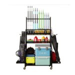 새로운 다기능 낚시 장비 디스플레이 랙 낚싯대 낚시 장비 보관 랙 이동식 낚시 상자 낚시 의자 보관 랙 - 이미지 5