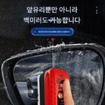 신차 유리 오일 필름 세척 와이프 다기능 세척 브러시 범용 제거 강력 전면 유리창 측면 창 브러시 - 이미지 3