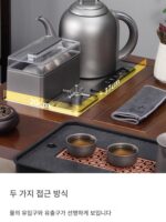 치고 퓨어 티타늄 바닥 전자동 주전자 전기 주전자 티테이블 티 메이킹 스페셜 전기 티스토브 자동 컵 세척 - 이미지 2