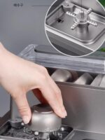 치고 퓨어 티타늄 바닥 전자동 주전자 전기 주전자 티테이블 티 메이킹 스페셜 전기 티스토브 자동 컵 세척 - 이미지 5