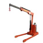 모바일 크레인 전기 유압 소형 1톤 2톤 회전식 캔틸레버 트랜스포터 텔레스코픽 단순 리프팅 크레인 - 이미지 5