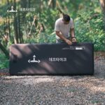 Difeike 클라우드 서스펜션 침대 야외 캠핑 휴대용 접이식 침대 고탄성 브러시드 팽창식 매트리스 지상에서 팽창식 침대