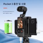 DJI OSMO Pocket3 모바일 폰 홀더 텔레프롬프터 확장 카메라 콜드 슈 마운트 스포츠 카메라 홀더 - 이미지 4
