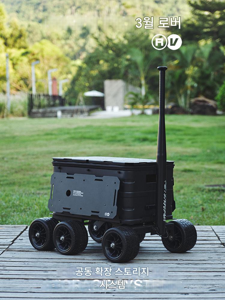 main_849541104261_0-1 마스 캠핑카 블랙 전술 윈드 기능 접이식 테이블 야외 오프로드 6륜 캠핑 트레일러 캠핑 소형 풀카 - 이미지 1