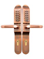 Kaisheman 3세대 방수 양면 기계식 비밀번호 잠금장치 알루미늄 아트 아이언 아트 안뜰 문 잠금장치 정원 문 방수 비밀번호 잠금장치 - 이미지 2