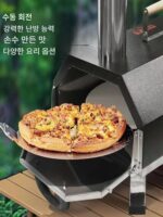 야외 피자 오븐 펠릿 오븐 캠핑 휴대용 빵 오븐 자동 수동 피자 오븐 이탈리아 피자 오븐 - 이미지 2
