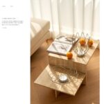 심플한 스테인리스 스틸 가정용 거실 커피 테이블 원형 과일 바구니 유럽 기업가 과일 접시 보관 접시 이사 선물 - 이미지 3