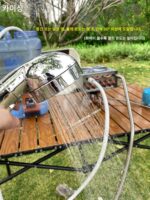 DIY 온수기 즉석 온수 야외 캠핑 목욕 유물 휴대용 자동차 RV 기숙사 샤워 시스템 - 이미지 4