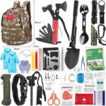 야외 다기능 생존 장비 세트 야생 모험 생존 도구 캠핑 자기 방어 비상 용품 응급 처치 키트 - 이미지 2