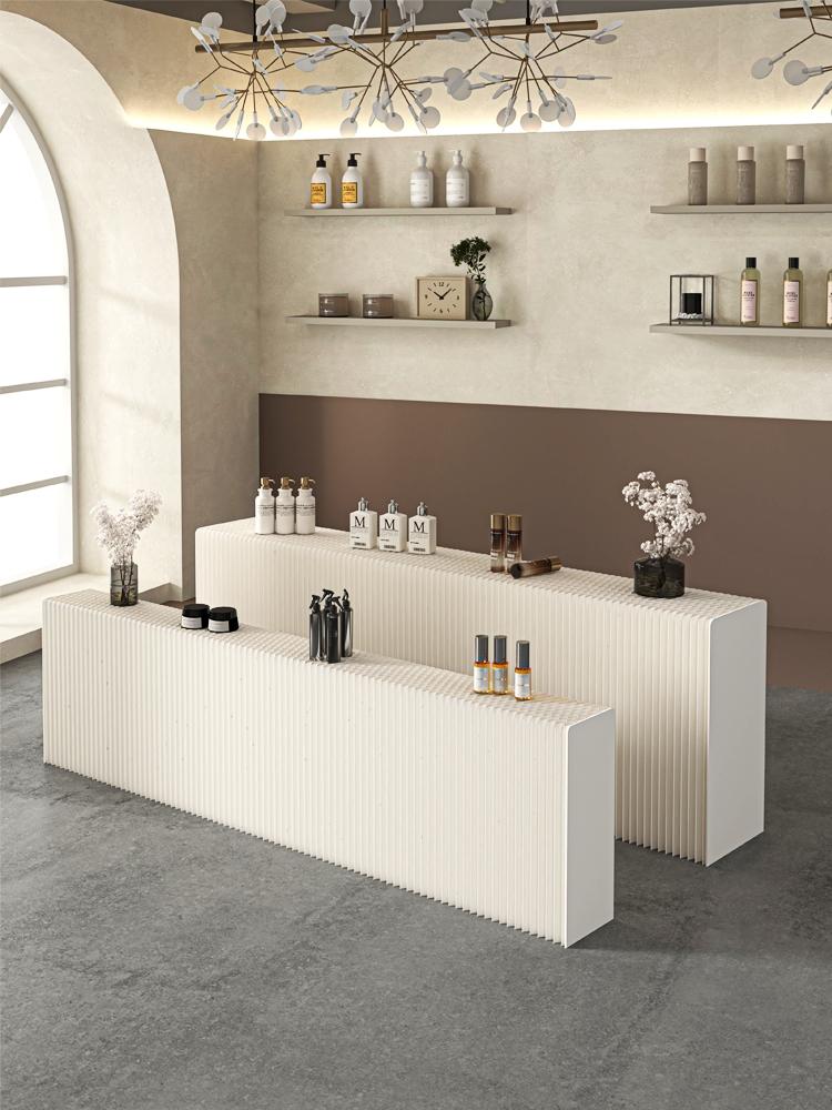 main_850249342904_0-1 전시 스탠드 디스플레이 스탠드 롱 아일랜드 접이식 휴대용 디스플레이 스탠드 전시 디스플레이 캐비닛 윈도우 디스플레이 스탠드 제품 디스플레이 랙 - 이미지 1