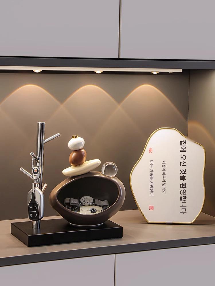 main_850390192005_0-1 스톤 포춘 키 보관 현관 장식품 입구 거실 와인 캐비닛 TV 캐비닛 가정 장식 이사 선물 - 이미지 1