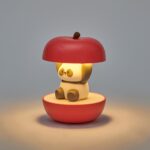 케빈의! "판다 나이트라이트로 지루함을 달래세요" 귀여운 기숙사 침대 옆 램프 장식 생일 선물 - 이미지 2