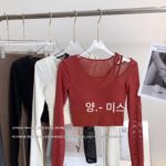 가슴 패드 핫걸 메시 가짜 투피스 요가 상의 원숄더 홀로우 댄스 러닝 통기성 스포츠 피트니스 의류 - 이미지 2