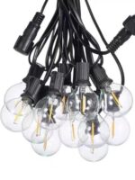 태양열 야외 조명 줄 캠핑 조명 장식 조명 분위기 조명 방수 정원 조명 발코니 정원 대형 전구 g40 - 이미지 5