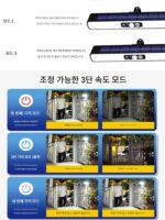 2025년형 신제품 태양광 클립 조명 야외 정원 인체 센서 조명 마당 발코니 초고휘도 벽면 조명 - 이미지 5