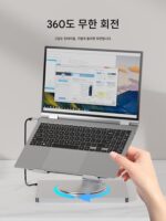 노트북 스탠드 도킹 스테이션 HDMI 어댑터 네트워크 포트 USB 스플리터 태블릿 회전 스탠드 TypeC 확장 - 이미지 2