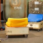 심플 모던 이동식 의자 낮은 의자 현관 홈 슈 벤치 자작나무 바다 보드 다기능 서랍 의자 - 이미지 3