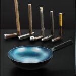 장추 정통 철판 무코팅 쿠킹팬 노스틱 팬 핸드포지드 가정용 프라이팬 가스 스토브 구식 철판 - 이미지 5