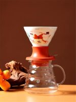 신제품 | 일본 HARIOx 무민 조인트 스마트 컵 커피 필터 컵 아리타 야키 드립 필터 컵 셀러브리티 조인트