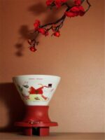 신제품 | 일본 HARIOx 무민 조인트 스마트 컵 커피 필터 컵 아리타 야키 드립 필터 컵 셀러브리티 조인트 - 이미지 2