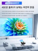 2025년 신형 프로젝터 홈 초고화질 4k 주간 직접 투사 강력한 레이저 스마트 투사 대형 브랜드 5G 사무실 3D 침실 거실 홈시어터 호텔 상업 유명 브랜드 프로젝터 - 이미지 2