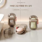 뚜껑이 있는 여행용 비누 상자 밀폐형 배수 비누 상자 세척 컵 휴대용 비즈니스 여행용 소형 세탁 비누 상자 - 이미지 3