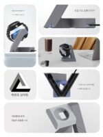 SIKAI는 Xiaomi WatchS4 충전 스탠드 삼각형 기하학 S3/2S/2Pro 충전 베이스에 적합합니다. - 이미지 3