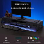 컴퓨터 높이 조절 스탠드 USB 서랍 보관함 사무실 유물 데스크탑 보관 데스크탑 모니터 지지대 목 보호대 - 이미지 4