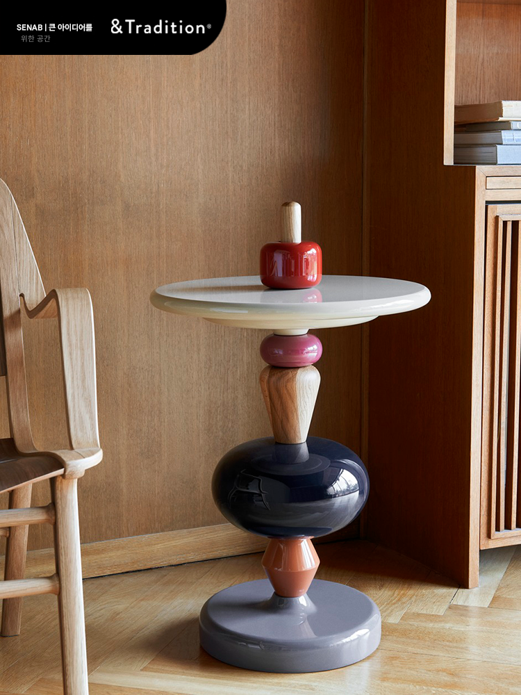 main_852804693700_0-1 &Tradition Shuffle 사이드 테이블 MH1 레저 테이블 캔디드 호우 사이드 테이블 커피 테이블 입주 축하 선물 침대 옆 테이블 - 이미지 1