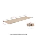 야외 캠프 침대는 내구성이 뛰어나고 초경량 캠핑 접이식 침대 휴대용 성인 사무실 낮잠 침대 - 이미지 4