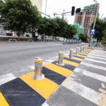 충칭 유압 리프팅 도로 파일 전자동 전기 리프팅 컬럼 스테인레스 스틸 분리 파일 커뮤니티 학교 공장 직접 판매 - 이미지 2