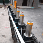 충칭 유압 리프팅 도로 파일 전자동 전기 리프팅 컬럼 스테인레스 스틸 분리 파일 커뮤니티 학교 공장 직접 판매 - 이미지 3