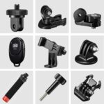 GoPro DJI 액션 스포츠 카메라에 적합한 범용 액세서리 일반적으로 사용되는 어댑터 나사 배터리 부력 막대