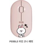Logitech Pebble 무선 블루투스 USB 오피스 무소음 마우스 Cony Rabbit 테마 패턴