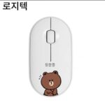Logitech Pebble 무선 블루투스 USB 오피스 무소음 마우스 Cony Rabbit 테마 패턴 - 이미지 2