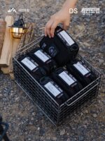 Shanqu 야외 캠핑 장비 전술 보관 가방 블랙 스타일 내마모성 및 충돌 방지 휴대용 조미료 병 요리 식기 그릇 및 젓가락 - 이미지 4