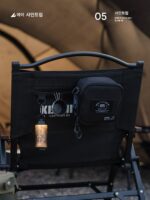 Shanqu 야외 캠핑 장비 전술 보관 가방 블랙 스타일 내마모성 및 충돌 방지 휴대용 조미료 병 요리 식기 그릇 및 젓가락 - 이미지 5