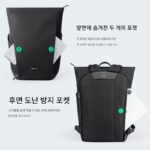 마크 레이든 크로스보더 뉴 패션 남성용 컴퓨터 백팩 디자인 감각 고급 트렌드 학교 가방 여행 가방 - 이미지 3