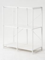 MUJI 휴대용 가정용 접이식 철제 수납 선반 - 이미지 3